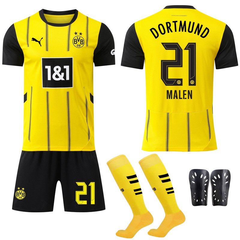 Billige Fotballdrakter BVB Borussia Dortmund Malen 21 Hjemmedrakt 2024/25