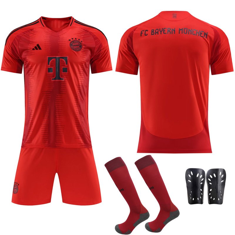 FC Bayern München Hjemmedrakt 2024/25 herre suit sets - rød