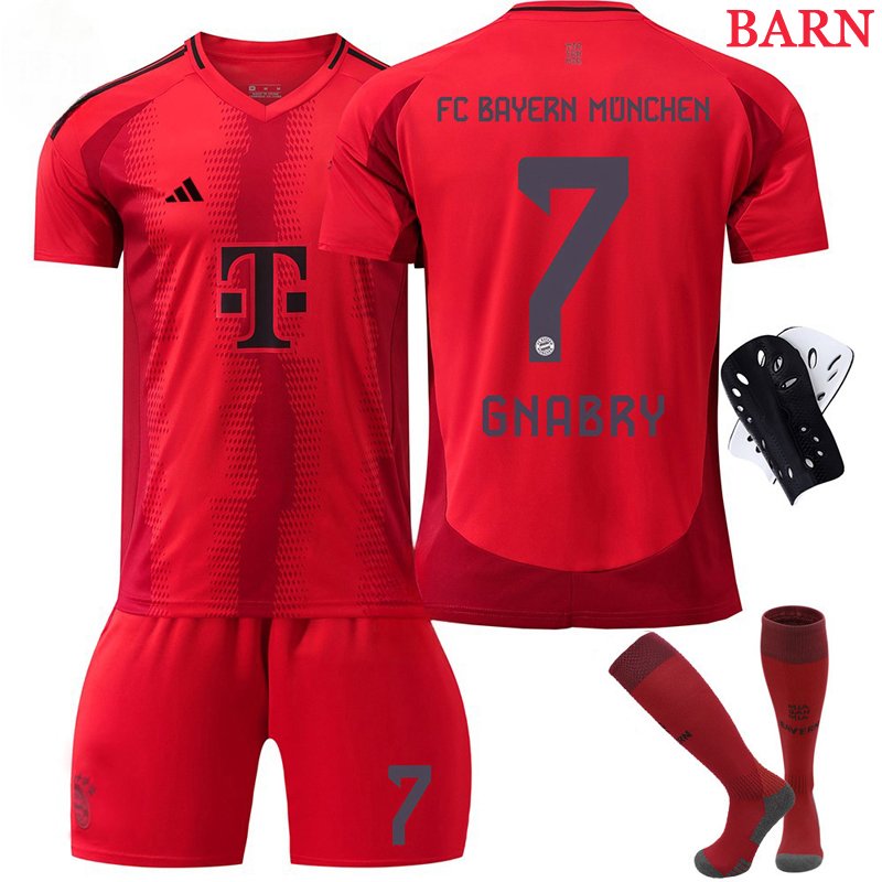 Gnabry 7 FC Bayern München Hjemmedrakt 2024/25 suit sets til barn