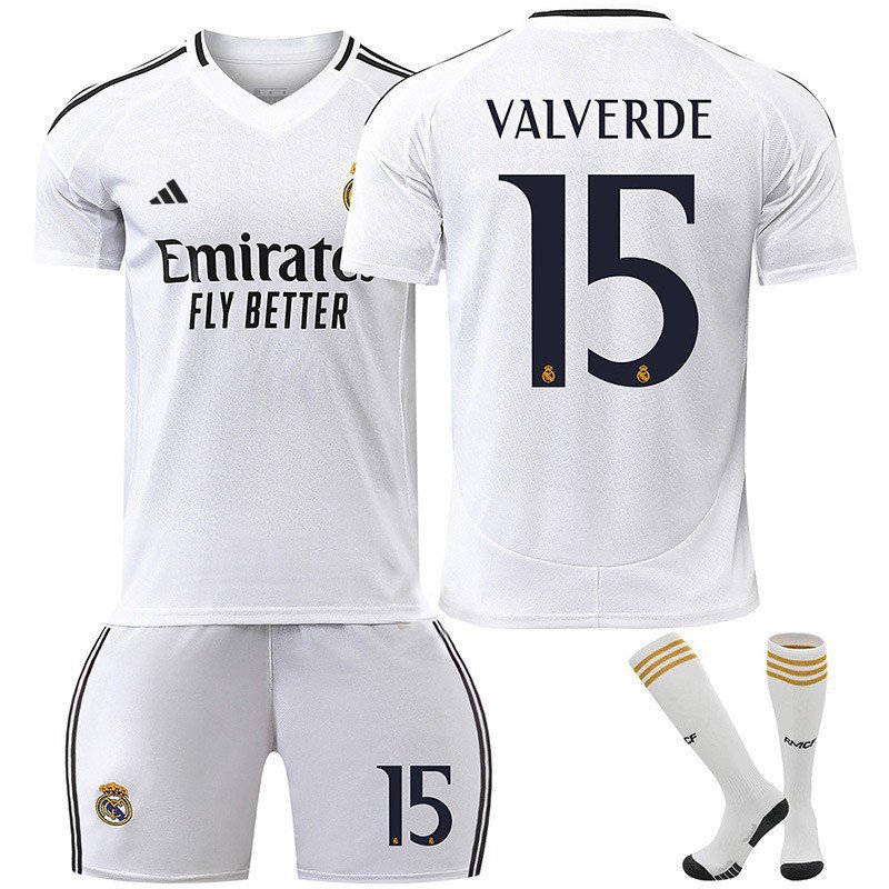 Kjøp VALVERDE 15 Real Madrid Hjemmedrakt 2024/25