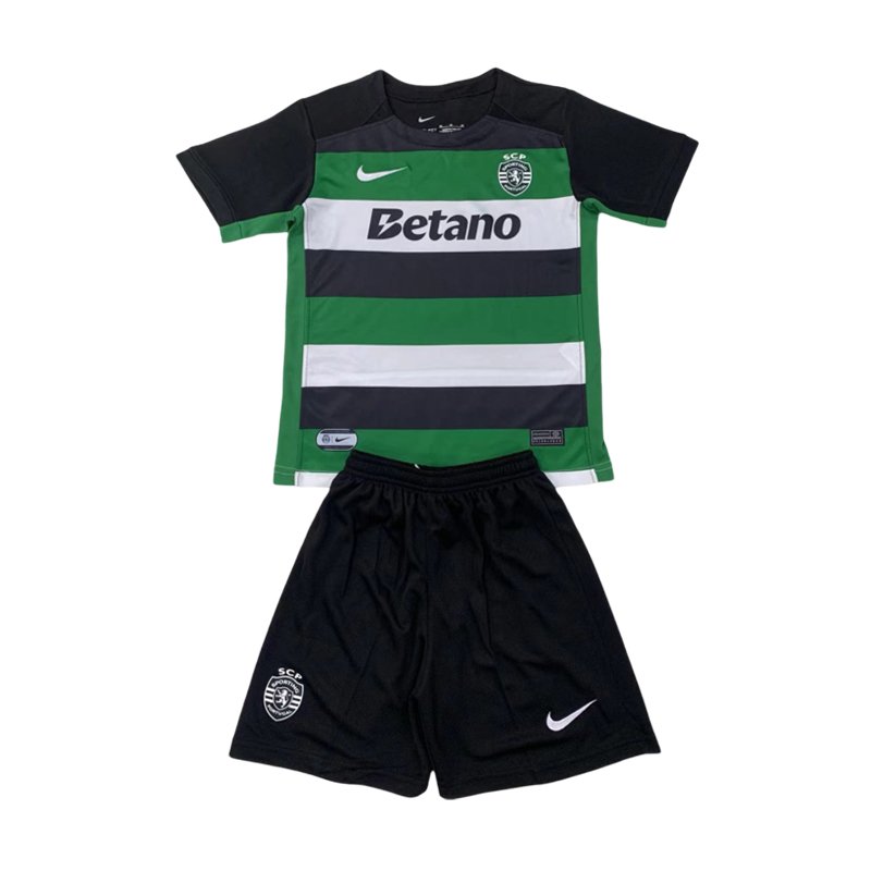 Sporting Lisbon Hjemmedrakt 2024/25 Barn Kortermet + Korte bukser