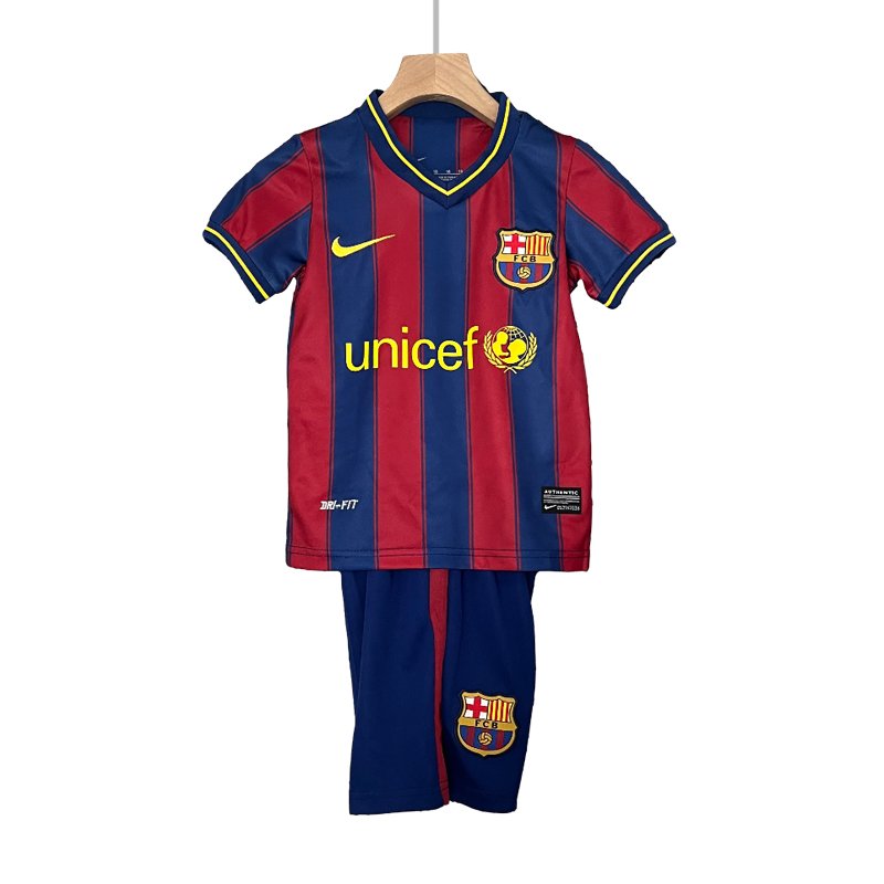 FC Barcelona Barn Hjemmedrakt 2009/10 Retrodrakter på nett