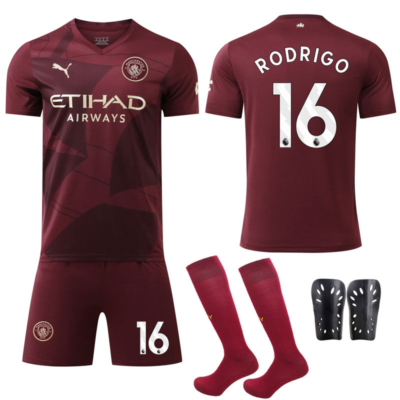 Fotballdrakter Manchester City Rodrigo #16 Tredjedrakt 2024/25