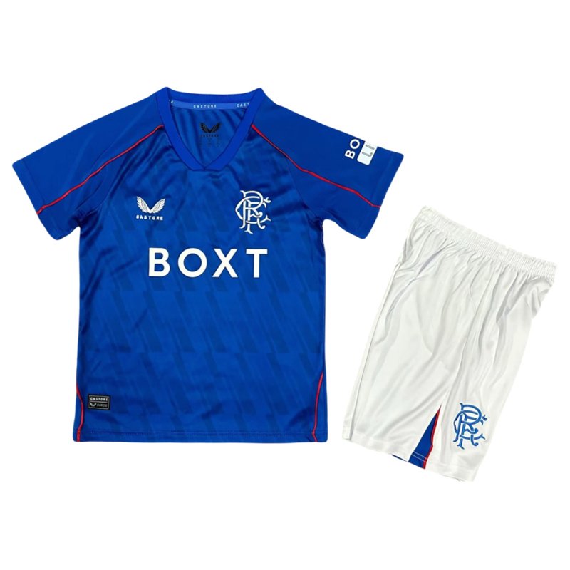 Glasgow Rangers FC Hjemmedrakt 2024/25 Barn Kortermet + Korte bukser