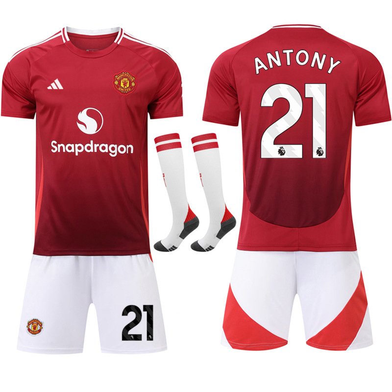 Hjemmedrakt 2024/25 Manchester United Antony 21 drakter til herre på nett