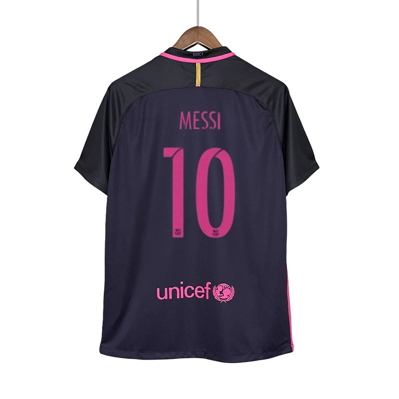 MESSI 10 FC Barcelona Bortedrakt 2016/17 Retro Kortermet - Herre