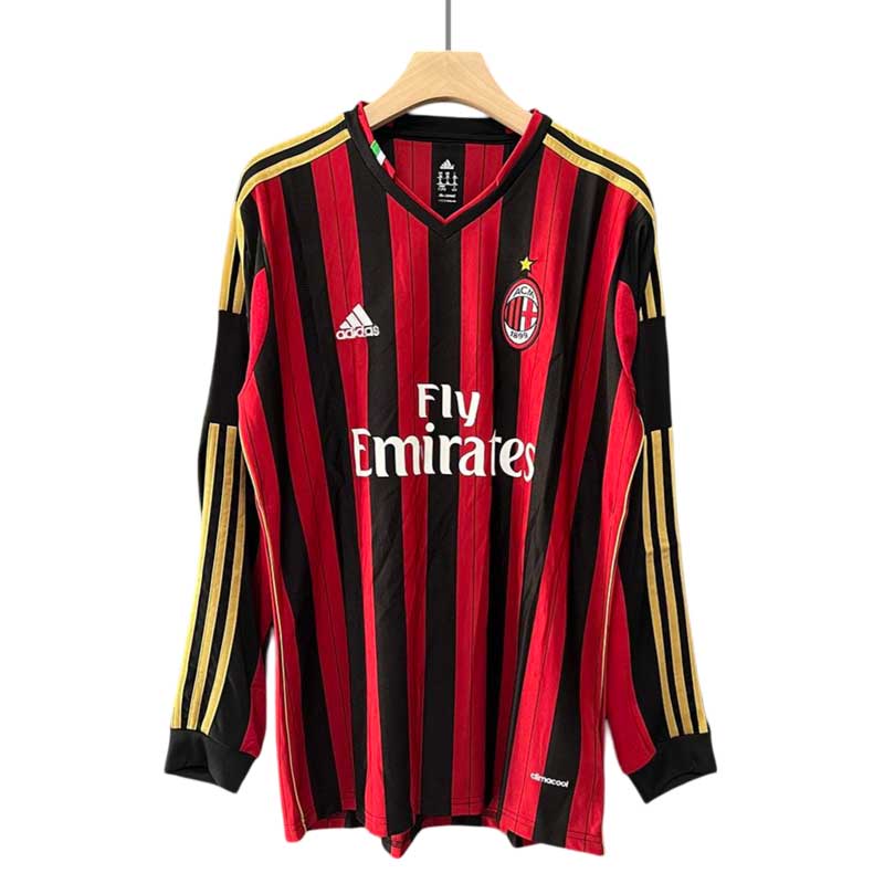 AC Milan Hjemmedrakt 13/14 Retro Langermet