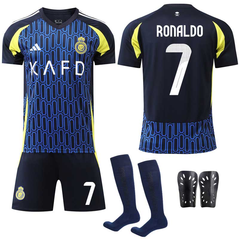 Al-Nassr Cristiano Ronaldo #7 Bortedrakt 2024-25 draktsett