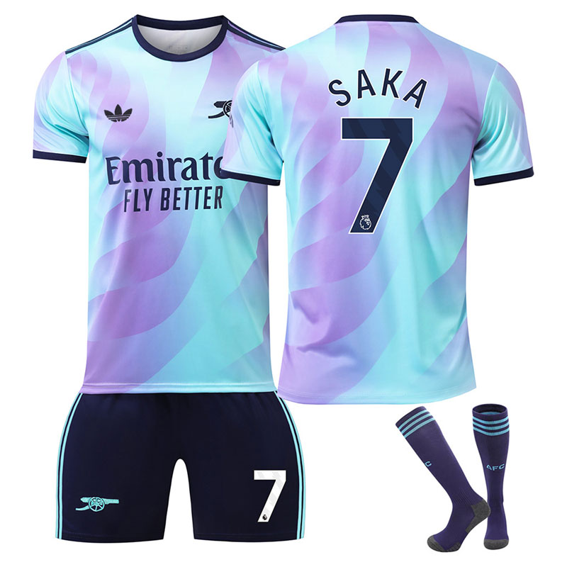 Arsenal Tredjedrakt 2024/25 draktsett - Bukayo Saka 7