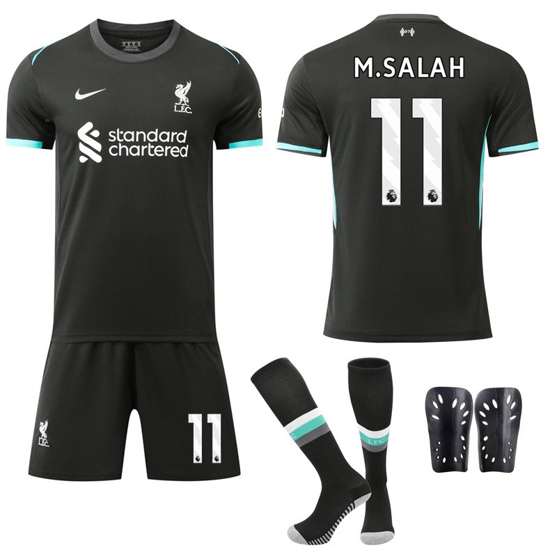 Billige Fotballdrakter Liverpool M.Salah #11 Bortedrakt 2024-2025