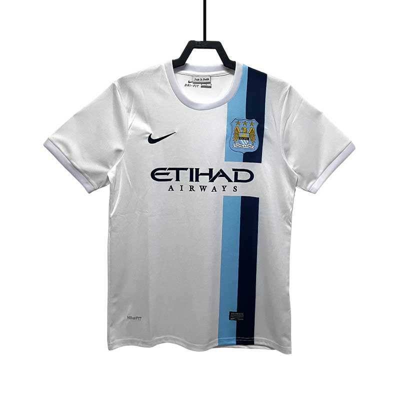 Manchester City Tredjedrakt 2013/14 Retro Kortermet