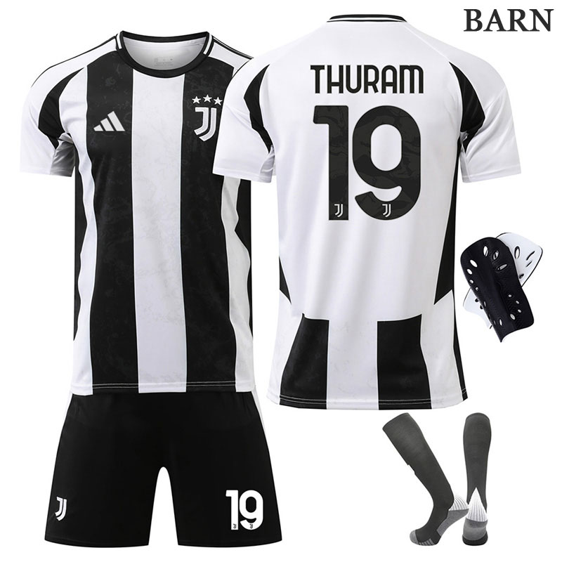 Thuram 19 Juventus hjemmedrakt for 2024-2025 sesongen