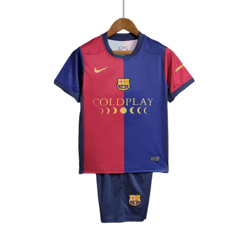 FC Barcelona x Local Sponsor Coldplay Hjemme drakt barn 2024/25