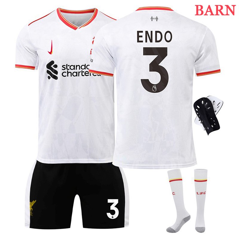 Liverpool Tredjedrakt Barn 2024/25 - med Wataru Endo