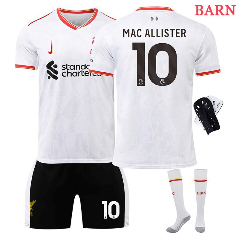 Mac Allister 10 Liverpool Tredjedrakt Barn 2024-2025 Fotballdrakter