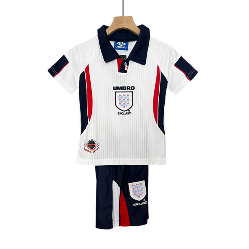 England landslagsdrakt retro VM 1998 barn hjemmedrakt