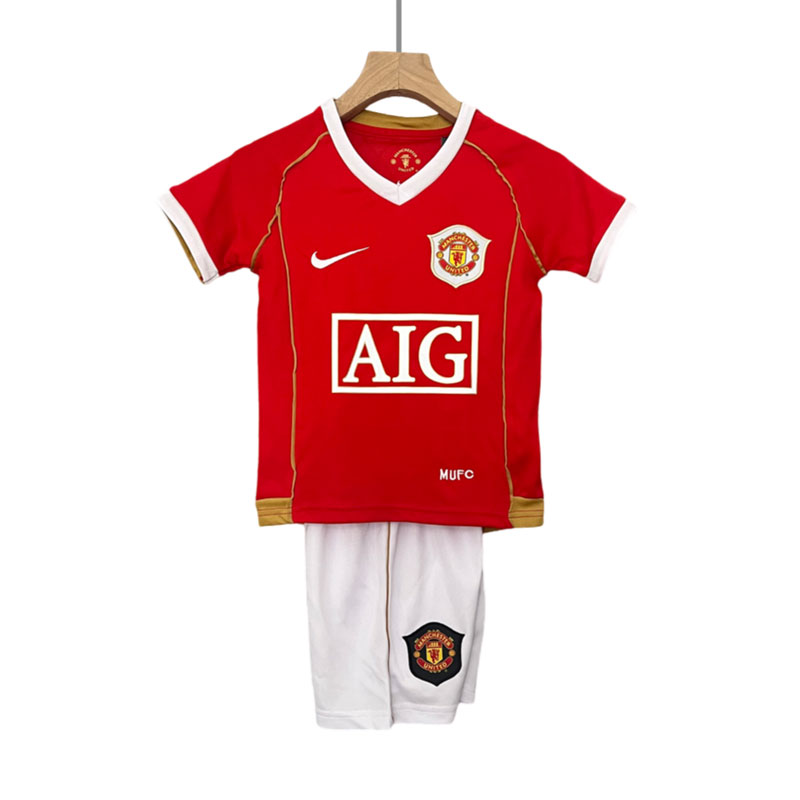 Man United Hjemmedrakt Retro 06-07 Barn