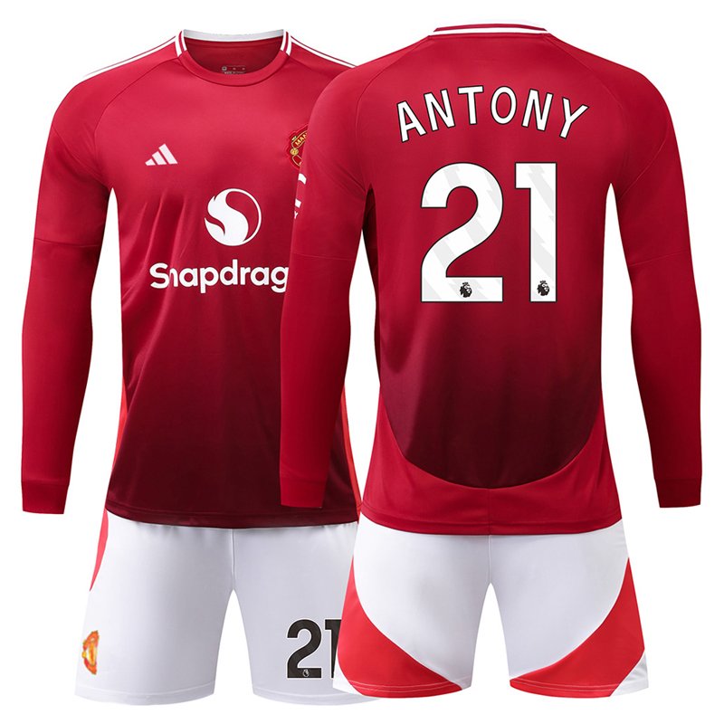 Manchester United Hjemmedrakt 2024-2025 Langermet - Antony #21