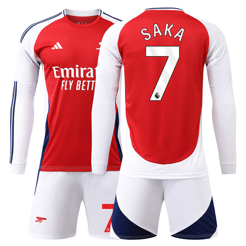 Nye Arsenal Hjemme Fotballdrakt 2024-25 Langermet - Saka #7