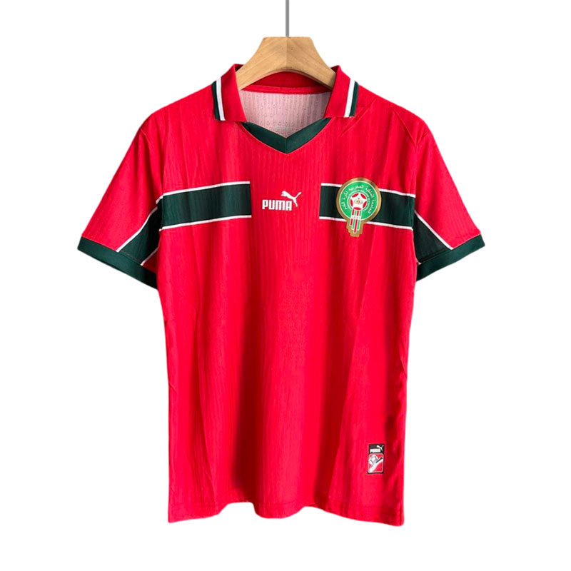 Retro 1998 Morocco Bortedrakt Herre Kortermet