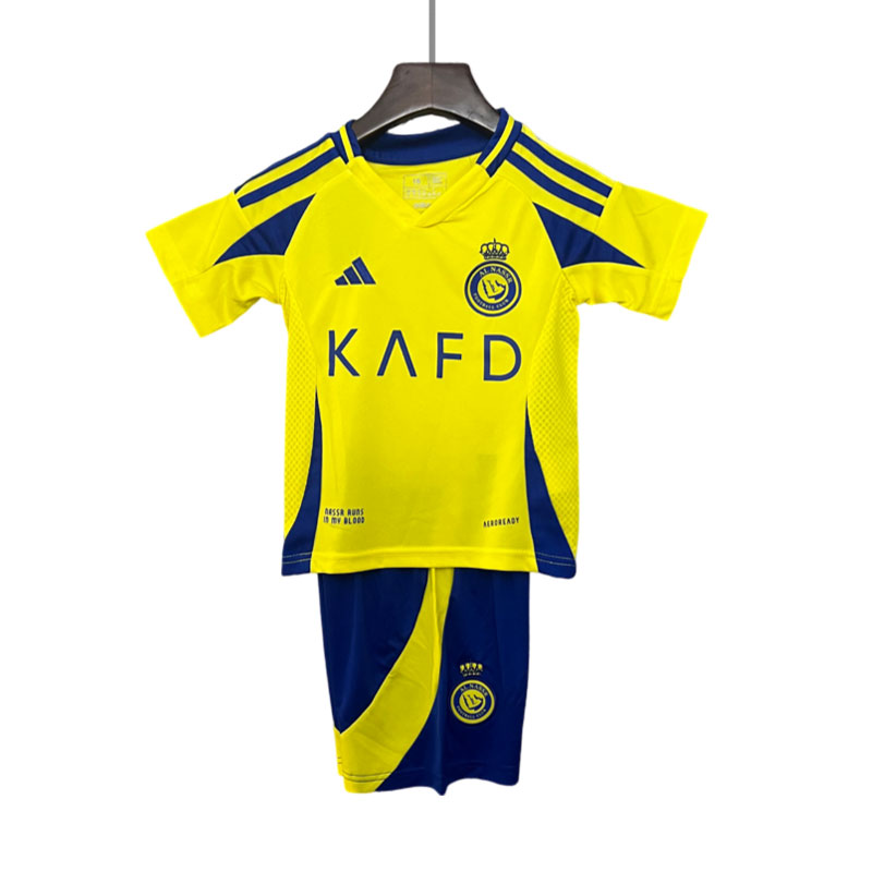 Al-Nassr Riyadh Victory Hjemmedrakt 2024/25 Barn Kortermet + Korte bukser