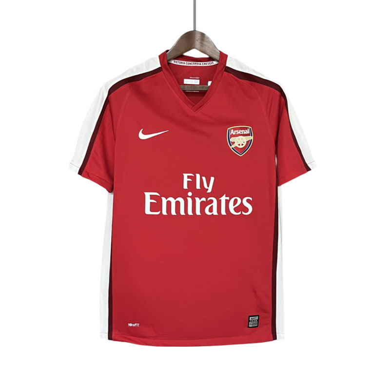 Arsenal drakt Retro Hjemmetrøye 2008-10 Kort erm