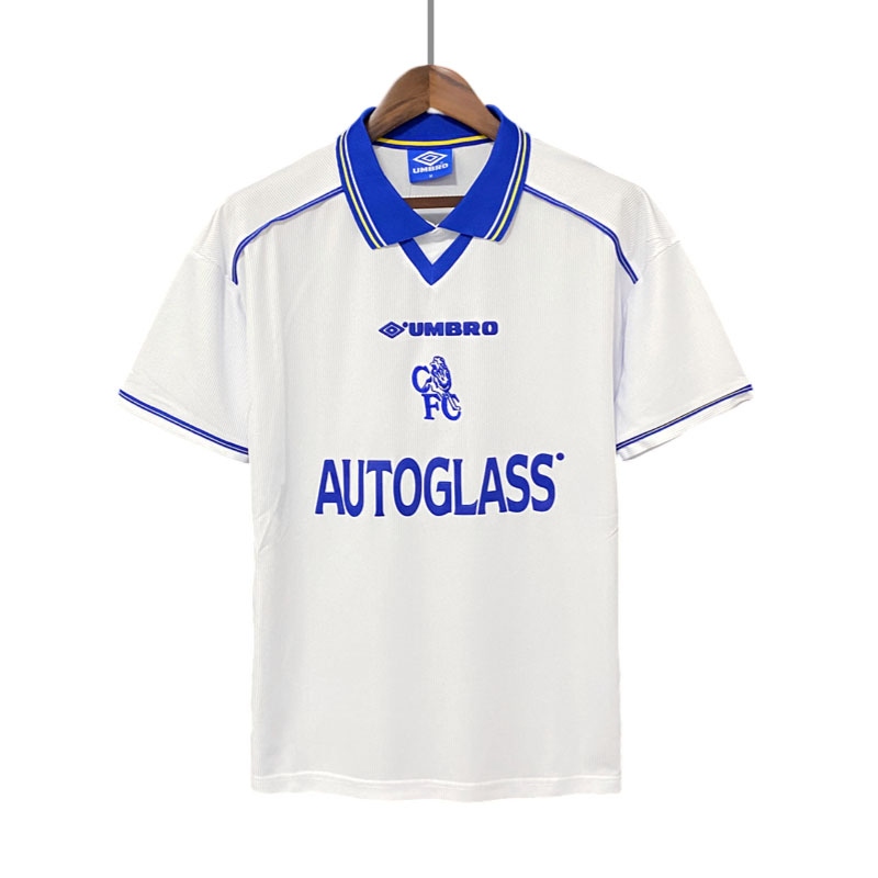 Chelsea FC Bortedrakt 1998-2000 Retro Fotballdrakter Hvit