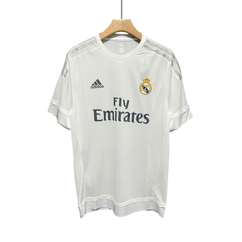 Classic Retro Vintage Real Madrid Hjemmedrakt 15/16 Hvit Kortermet