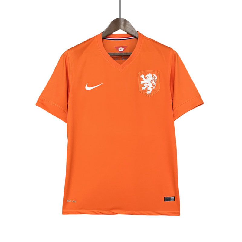 Nederland Hjemmedrakt Retro 2014 Kortermet - Herre