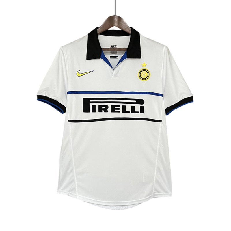 Retro Inter Milan 1998-99 Borte Fotballdrakt