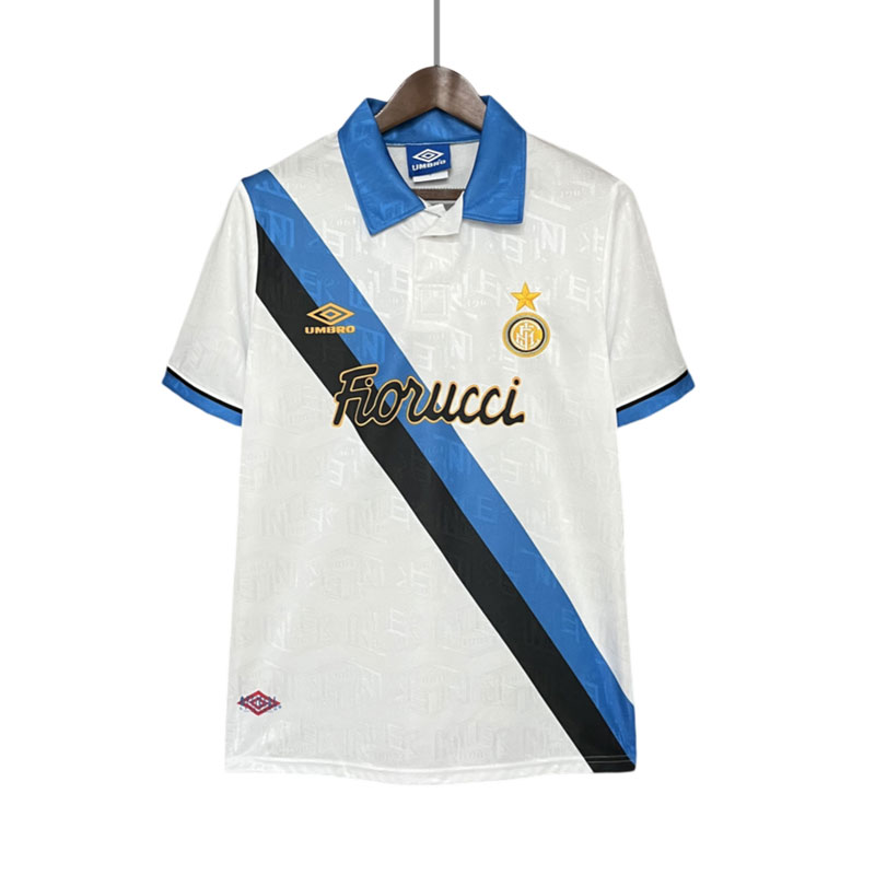 Retro Inter Milan Bortedrakt 93-94 Fotballdrakt