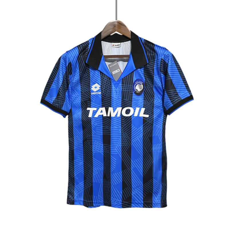 Vintage 1991-93 Atalanta Hjemmedrakt Herre Retro Kortermet