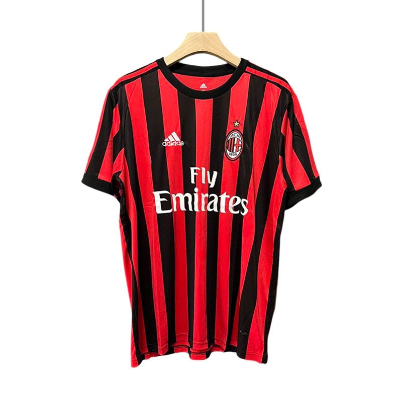 Vintage drakt AC Milan 2017-18 Retro Hjemmedrakt