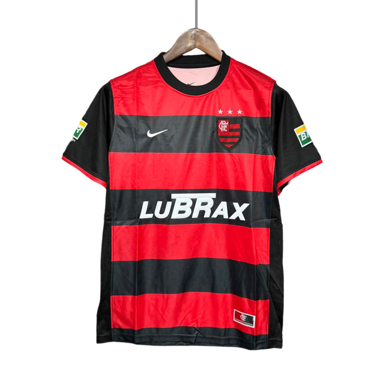 Vintage fotballdrakt CR Flamengo Hjemmedrakt 2000/01 Retro Kortermet