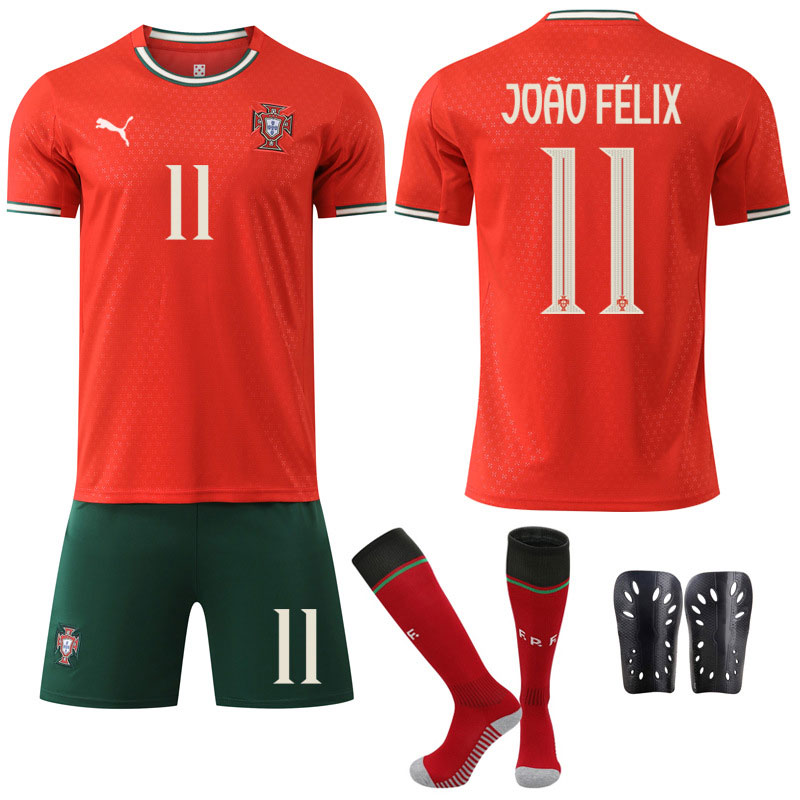 Billige Fotballdrakter Portugal 2025-26 Hjemmedrakt João Félix #11