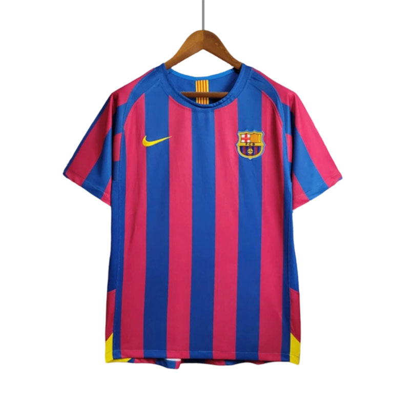 Fotballdrakt Barcelona 05-06 retro hjemmedrakt