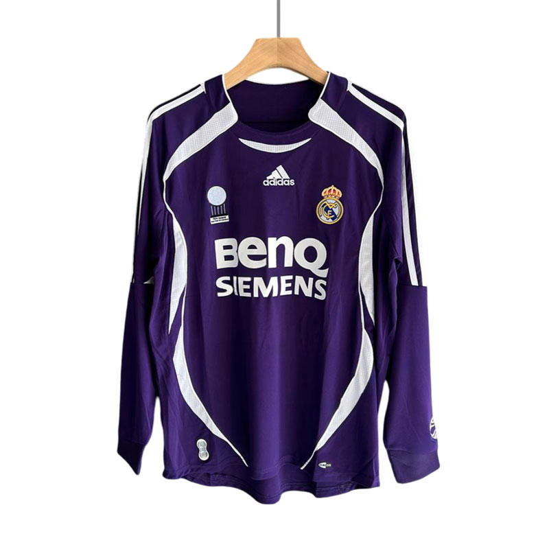 Fotballdrakter 3rd Real Madrid Tredjedrakt Retro 2006/07 Langermet