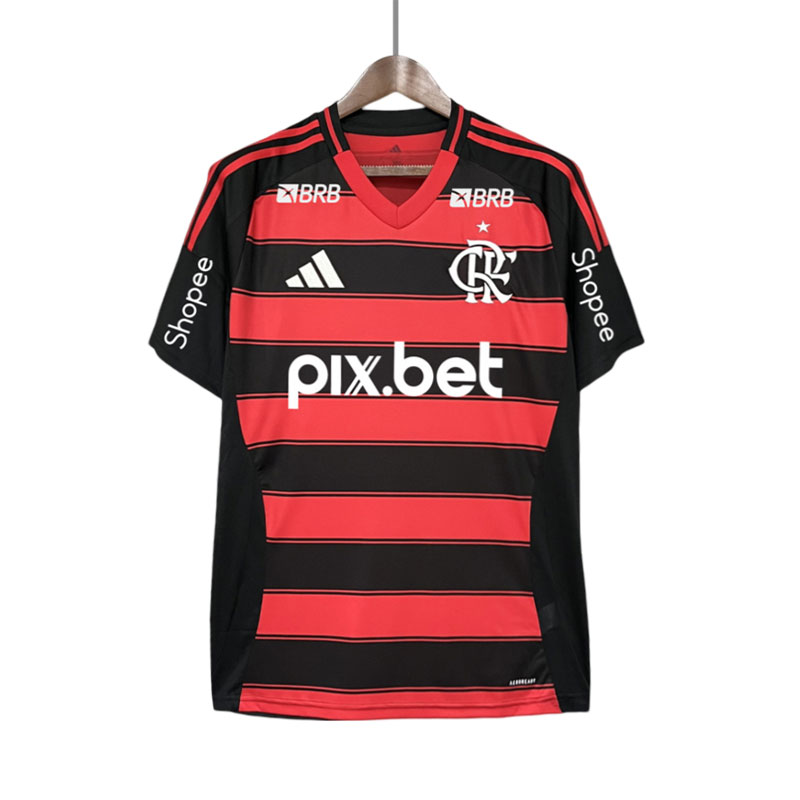 2025/26 Flamengo Hjemme Fotballdrakter Alle Sponsorer