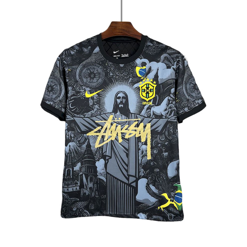 Billige fotballdrakt Stussy x Brasil 24/25 drakt