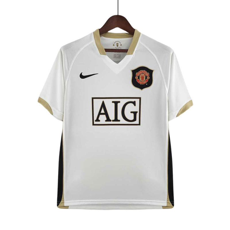 Manchester Utd drakt Retro Bortetrøye Kort erm 2006-07