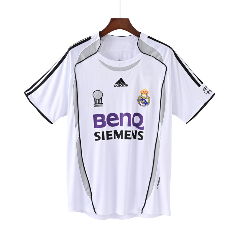 Retro Fotballdrakt Real Madrid Hjemmedrakt 2006-07